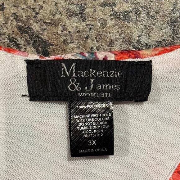 Mackenzie & James Dress Floral Cut Out Cottage Romantic Feminine Boho Pink 3X - Picture 2 of 3